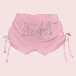 Pink Rue21 Shorts With “Angel” Rhinestones